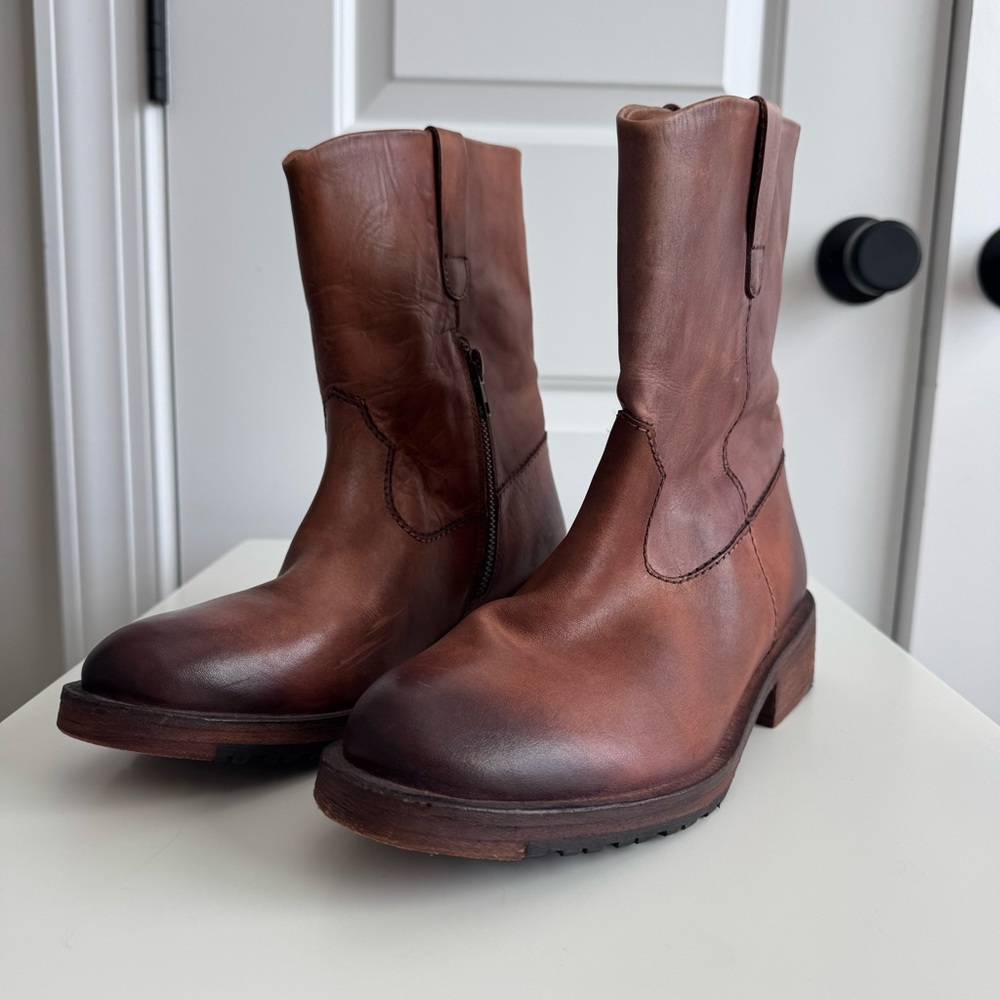Vintage Foundry Co. Alaina Leather Western Boots Size 8